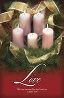 Advent Week 4 Christmas Bulletins (pkg.100). Save 50%.