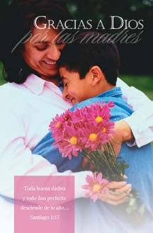 Pkg./100 Spanish Mother's Day Bulletins. Save 50%.