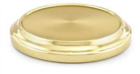 Artistic Stacking Bread Plate Base. Brasstone, Silvertone, or Polished Aluminum. RW507
