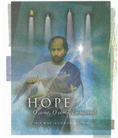 Pkg./100 8 1/2"x14" Advent Christmas Bulletins - Hope. Large. Save 50%.