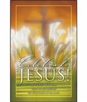 Pkg./100 Easter Bulletins-Celebrate Jesus! Save 50%.