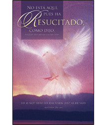 Pkg./100 Spanish Bulletins-Easter. Save 50%.