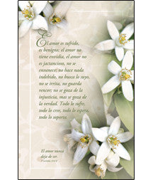 Pkg./100 Spanish Bulletins-Wedding. Save 50%.