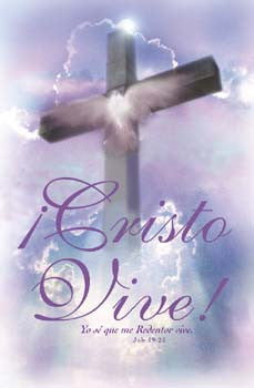 Pkg./100 Cristo Vive! Bulletins. Save 50%.
