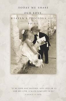 Pkg./100 Little Boy and Girl Today We Share Our Love Bulletins. Save 50%.