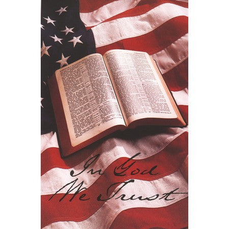 Patriotic In God We Trust Bulletins (pkg.100). Save 50%.