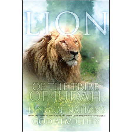 Lion of Judah Bulletins. Large (8 1/2"x14") (pkg.100). Save 50%.