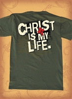 Red Letter 9 Christ Is Life T-Shirt. Large. Save 75%.