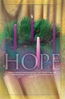 Hope Christmas Advent Bulletins. Pkg./100. Save 50%.