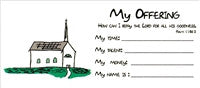 "My Offering" Psalm 116:12 (KJV) Children's Bill-Size Offering Envelope 100-pak-SAVE 50%