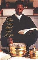 African American Communion Bulletins (pkg.100).  Save 50%.