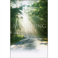 My Hiding Place Bulletins (pkg.100).  Save 50%.