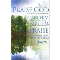 Praise God Doxology Bulletins (pkg.100).  Save 50%.