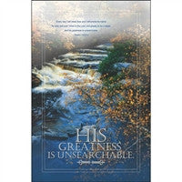 Unsearchable Greatness Bulletins. Large (8 1/2"x14") (pkg.100).  Save 50%.
