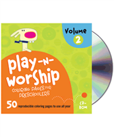 Play-n-Worship: For Preschoolers Coloring Pages CD ROM Vol. 2.
