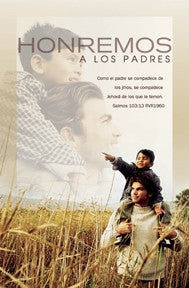 Pkg./100 Spanish Bulletins-Honoring Fathers.  Save 50%.