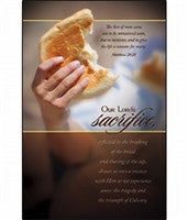 Pkg./100 Maundy Thursday Bulletins-Our Lord's Sacrifice.  Save 50%.