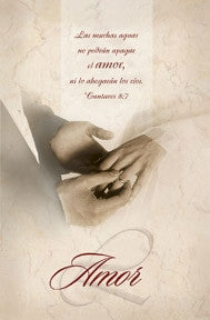 Pkg./100 Spanish Bulletins-Wedding.  Save 50%.