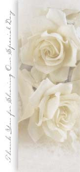 Pkg./100 White Rose Tea Length Bulletins. Save 50%.
