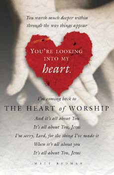 Pkg./100 Heart of Worship Bulletins. Save 50%.