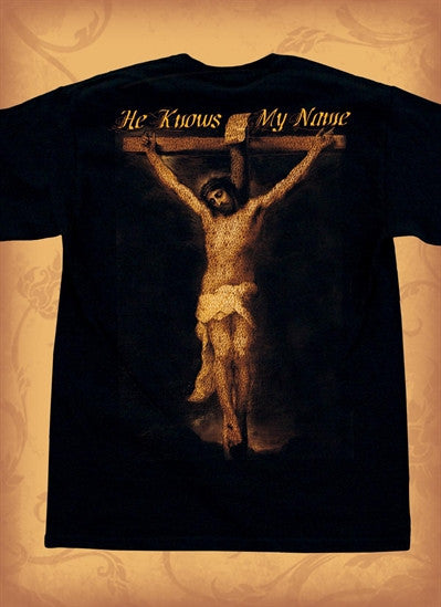 Red Letter 9 He Knows Me T-Shirt. Small. Save 75%.
