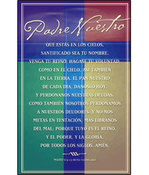 Pkg./100 Spanish Bulletins-The Lord's Prayer.  Save 50%.