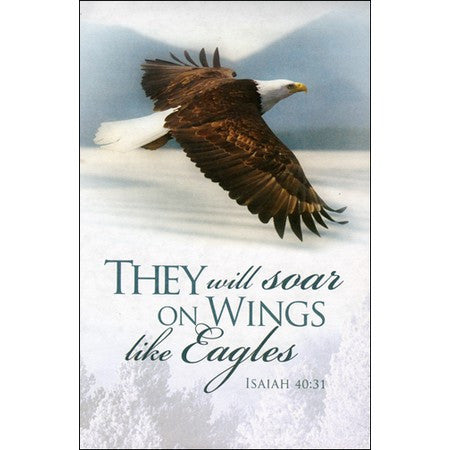 Wings Like Eagles Bulletins. Large (8 1/2"x14") (pkg.100).  Save 50%.